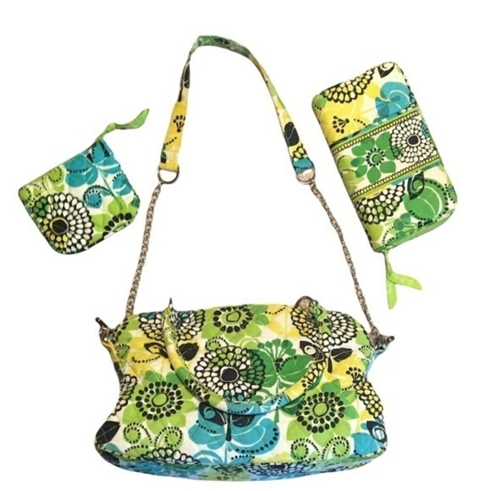 🎉2XHP🎉  VERA BRADLEY 3pc Handbag Set
